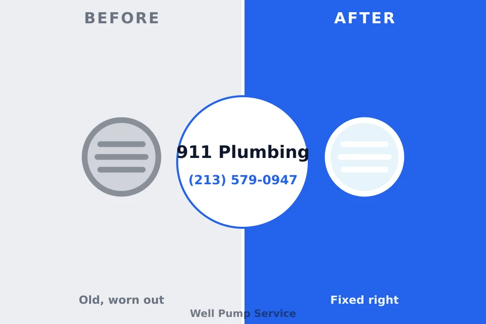 Before and after: plumbing repair Orange City, IA